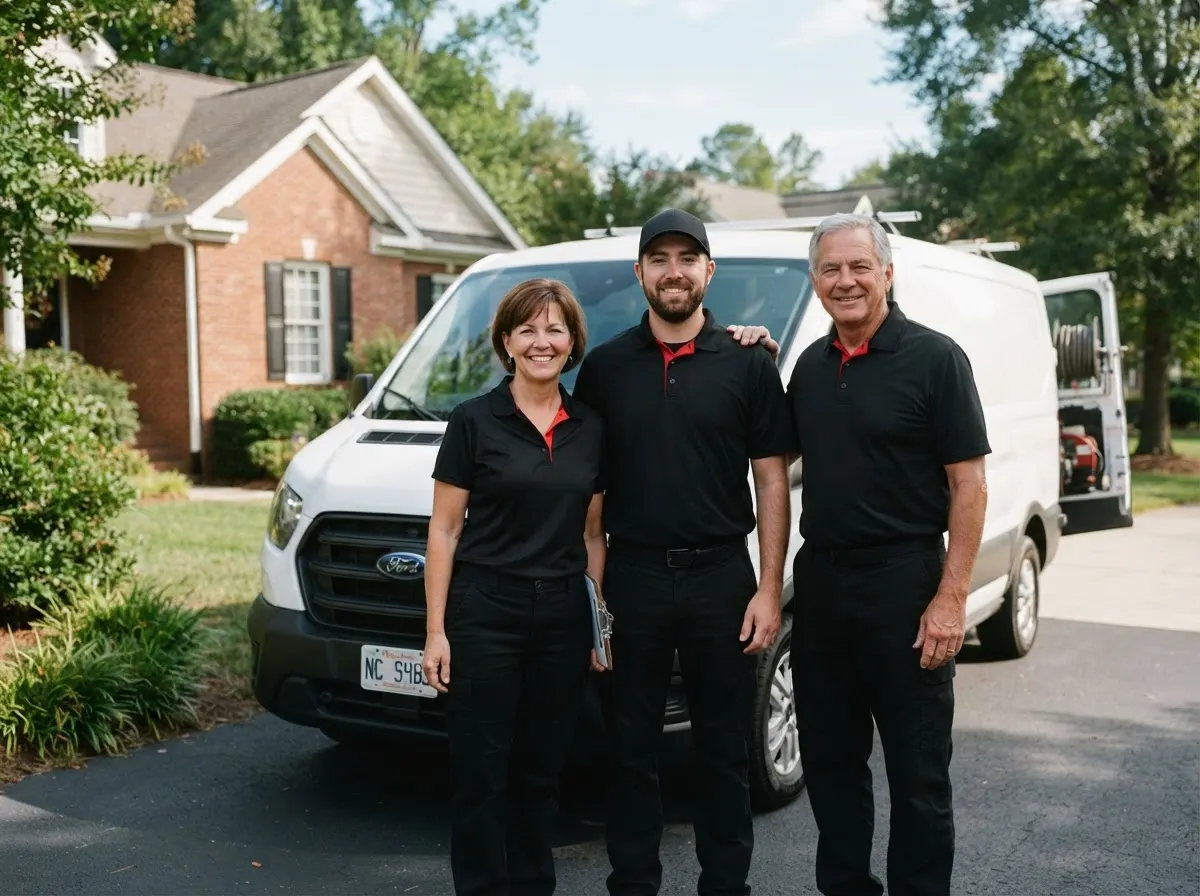 The Red Cedar Pest Control team, pest control service in Charlotte, NC